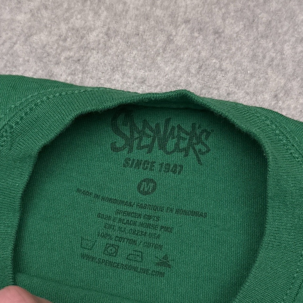 Spencer's T-Shirt Adult Medium Green J is for Joint Weed Cannabis Marijuana - Picture 2 of 7